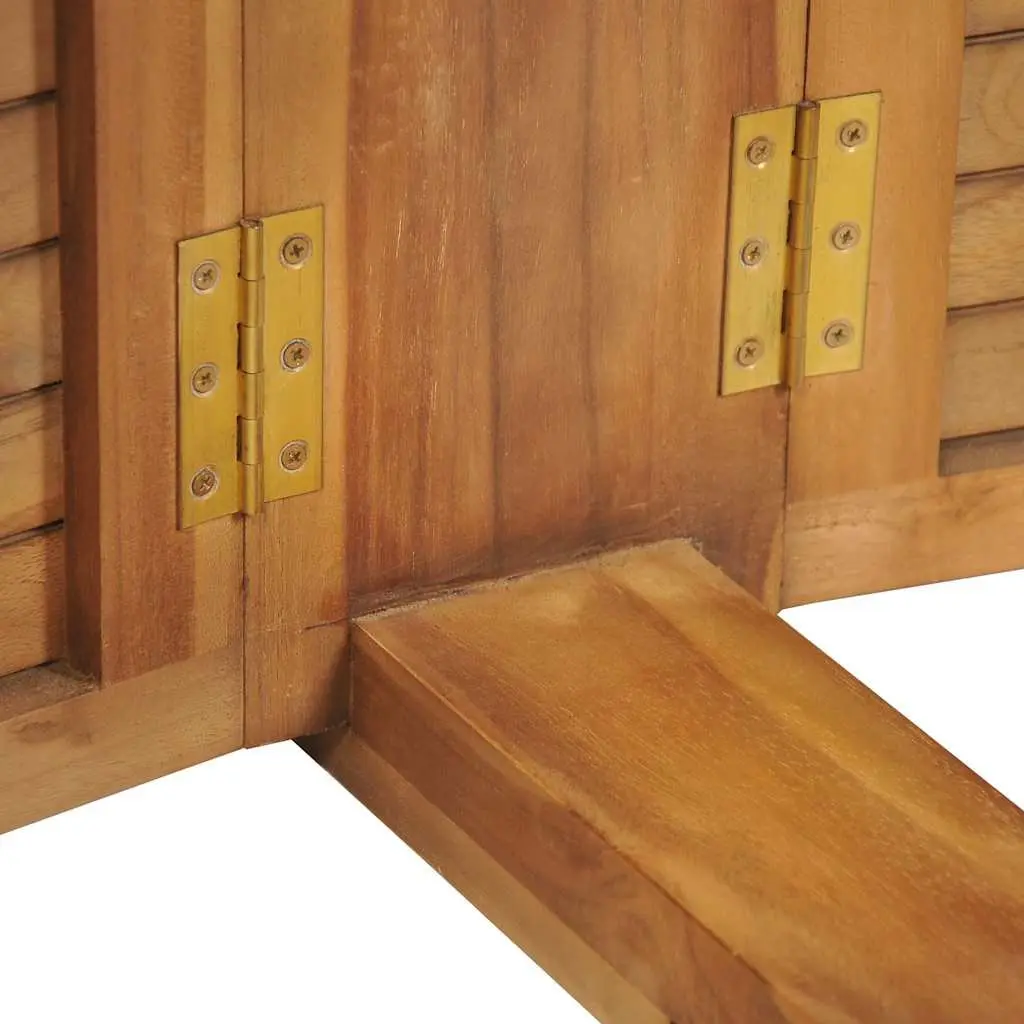 Folding Bar Table for Outdoor Spaces with Storage