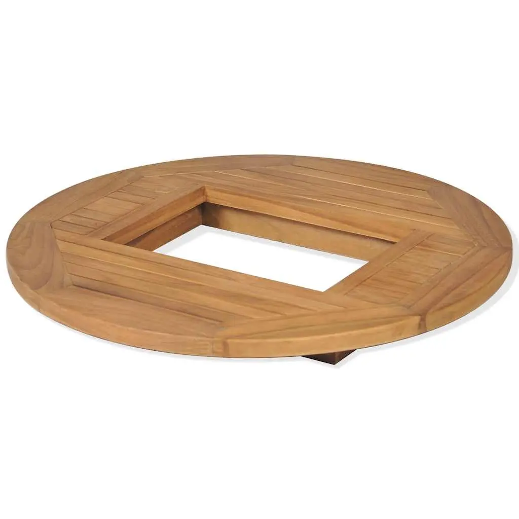 Brown Portable Party Table for Beer Crates 70cm