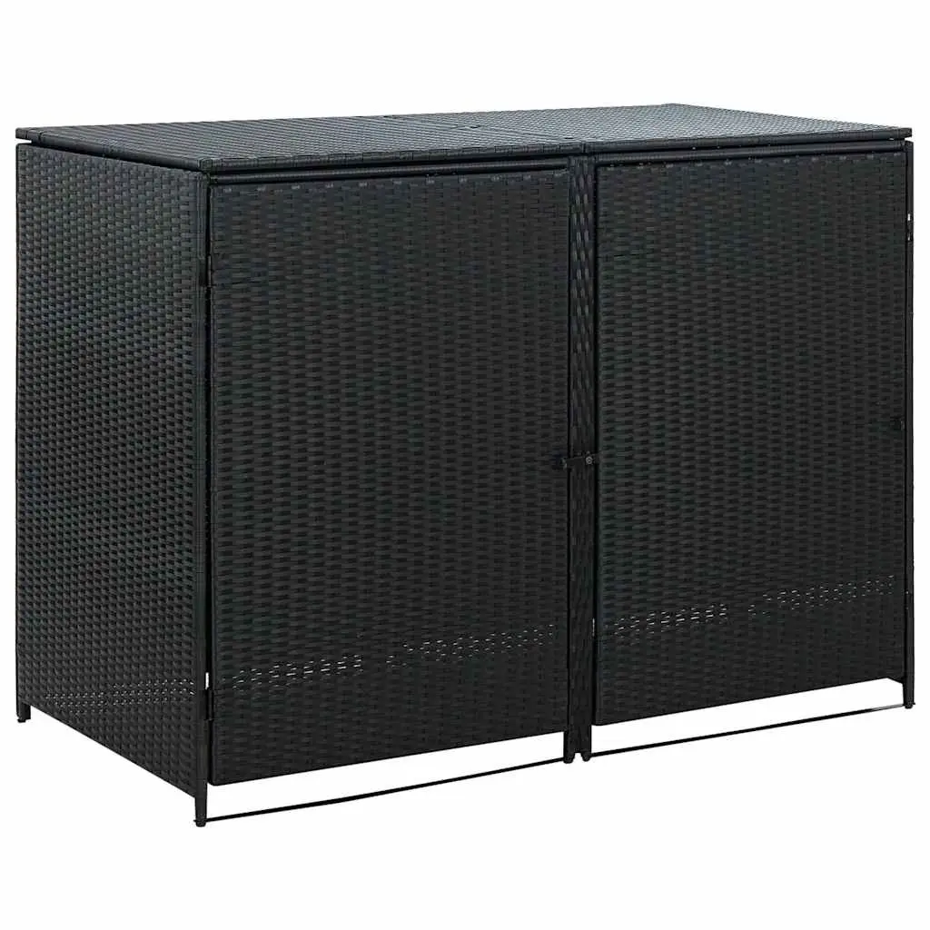 Double Wheelie Bin Shed for Garden Storage