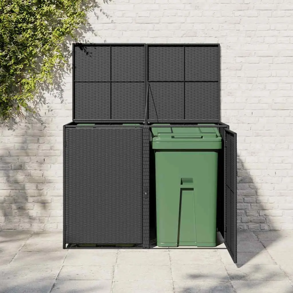 Double Wheelie Bin Shed for Garden Storage