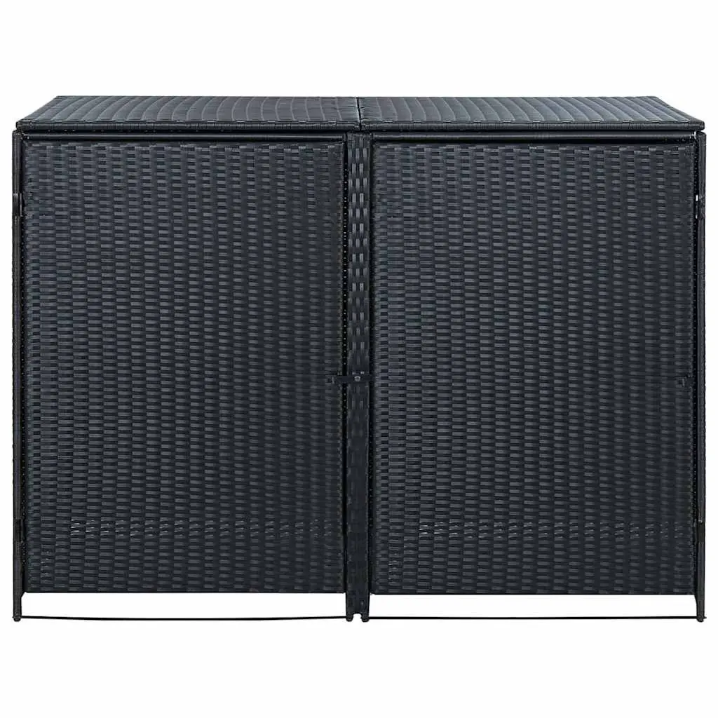 Double Wheelie Bin Shed for Garden Storage