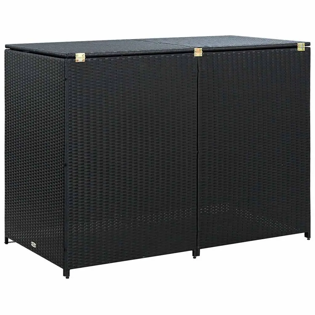 Double Wheelie Bin Shed for Garden Storage