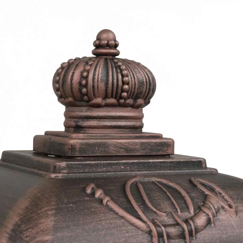 Antique-Style Pillar Letterbox for Outdoor Use
