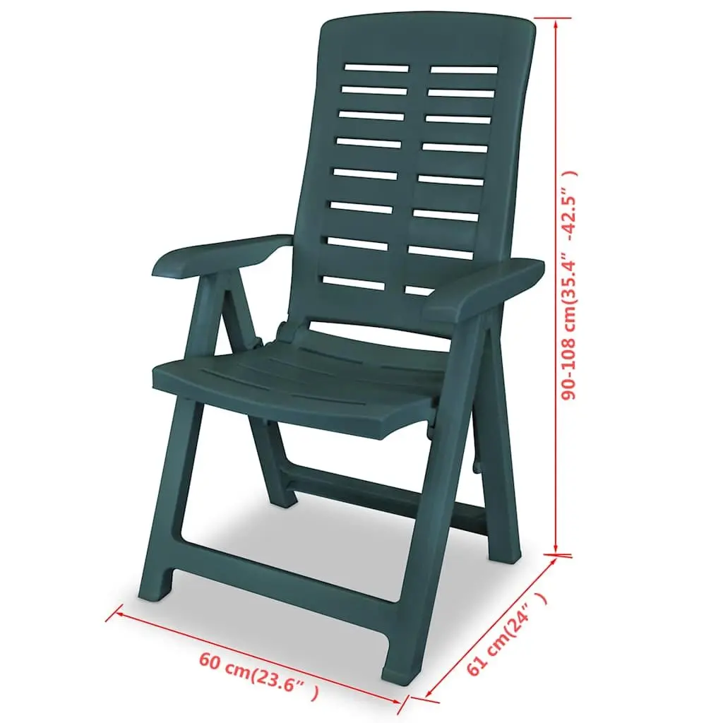 Portable Folding Garden Chairs 2 pcs