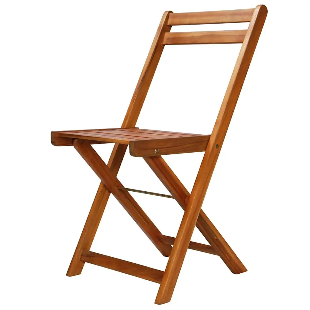 Folding Bistro Chairs Set of 2 for Outdoor Use
