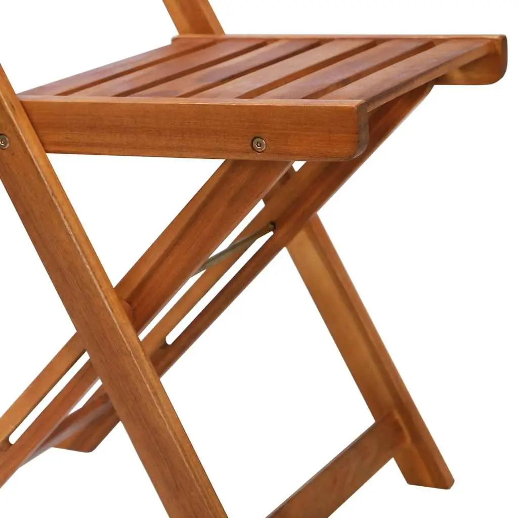 Folding Bistro Chairs Set of 2 for Outdoor Use