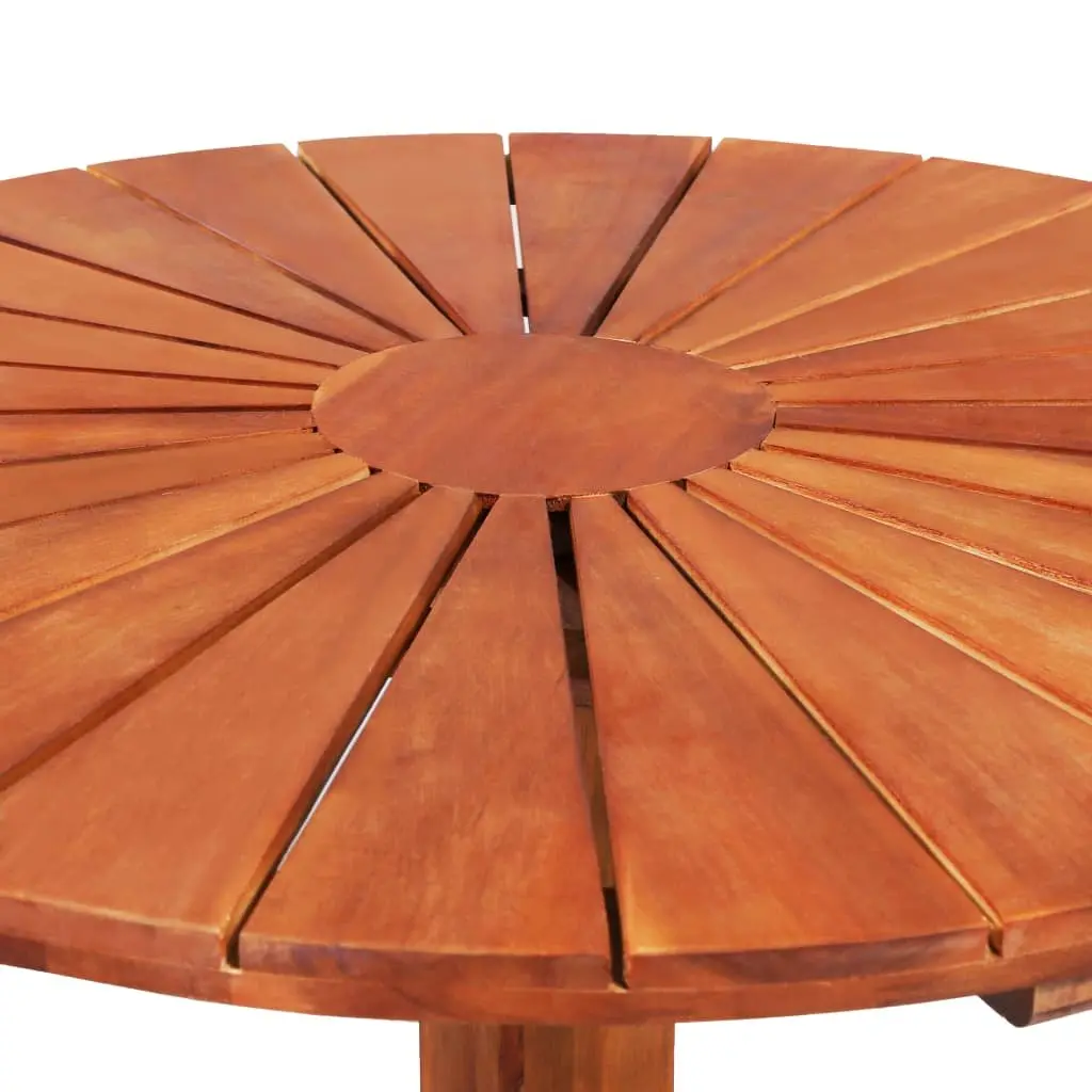Brown Solid Wood Bistro Table 70x70cm