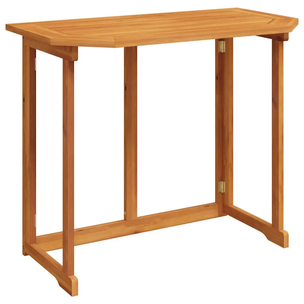 Solid Acacia Wood Bistro Table for Outdoors