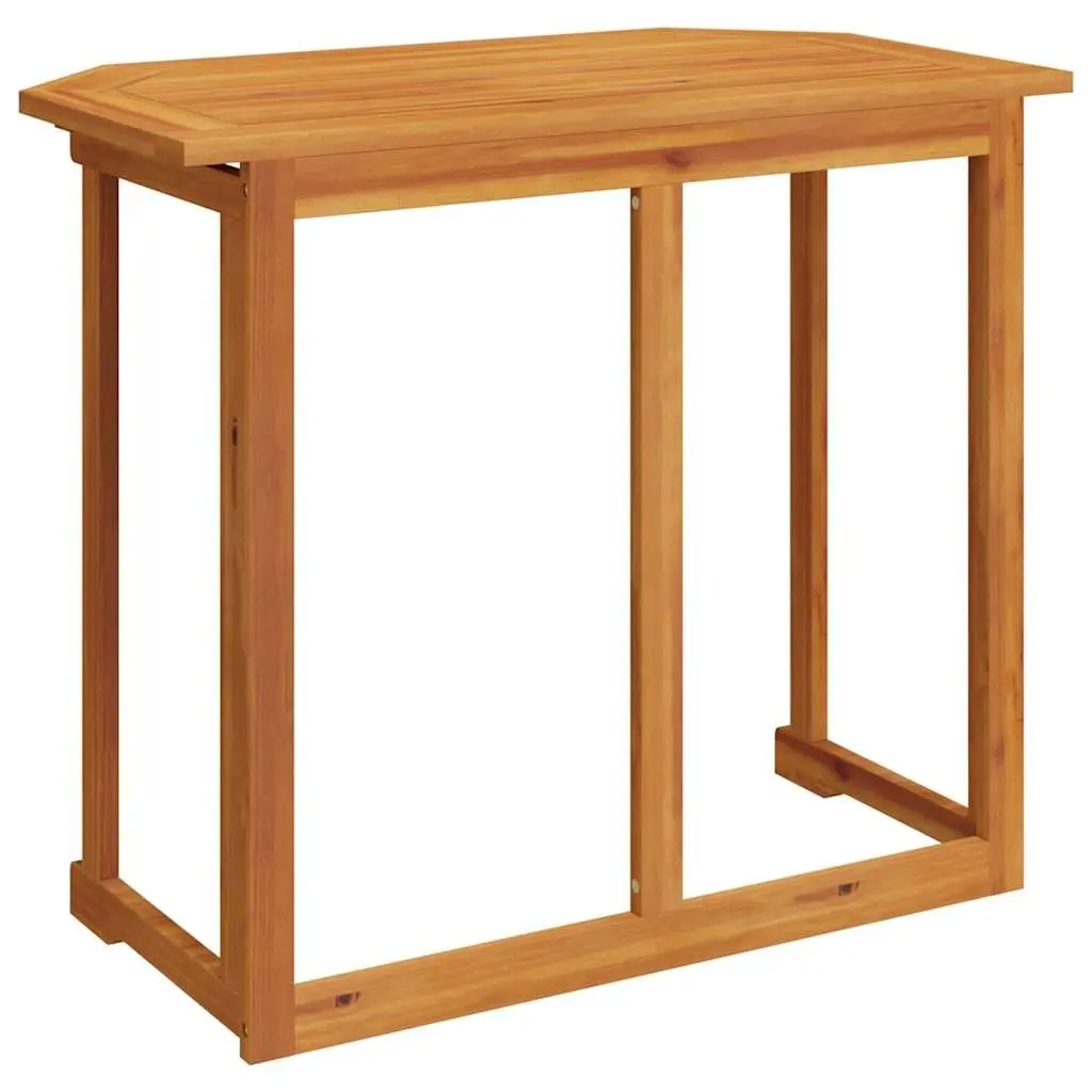 Solid Acacia Wood Bistro Table for Outdoors