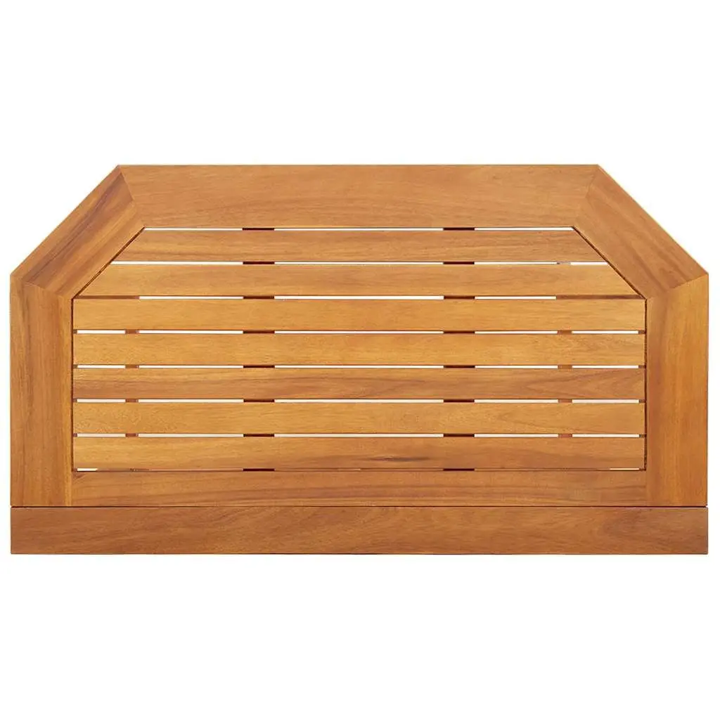 Solid Acacia Wood Bistro Table for Outdoors