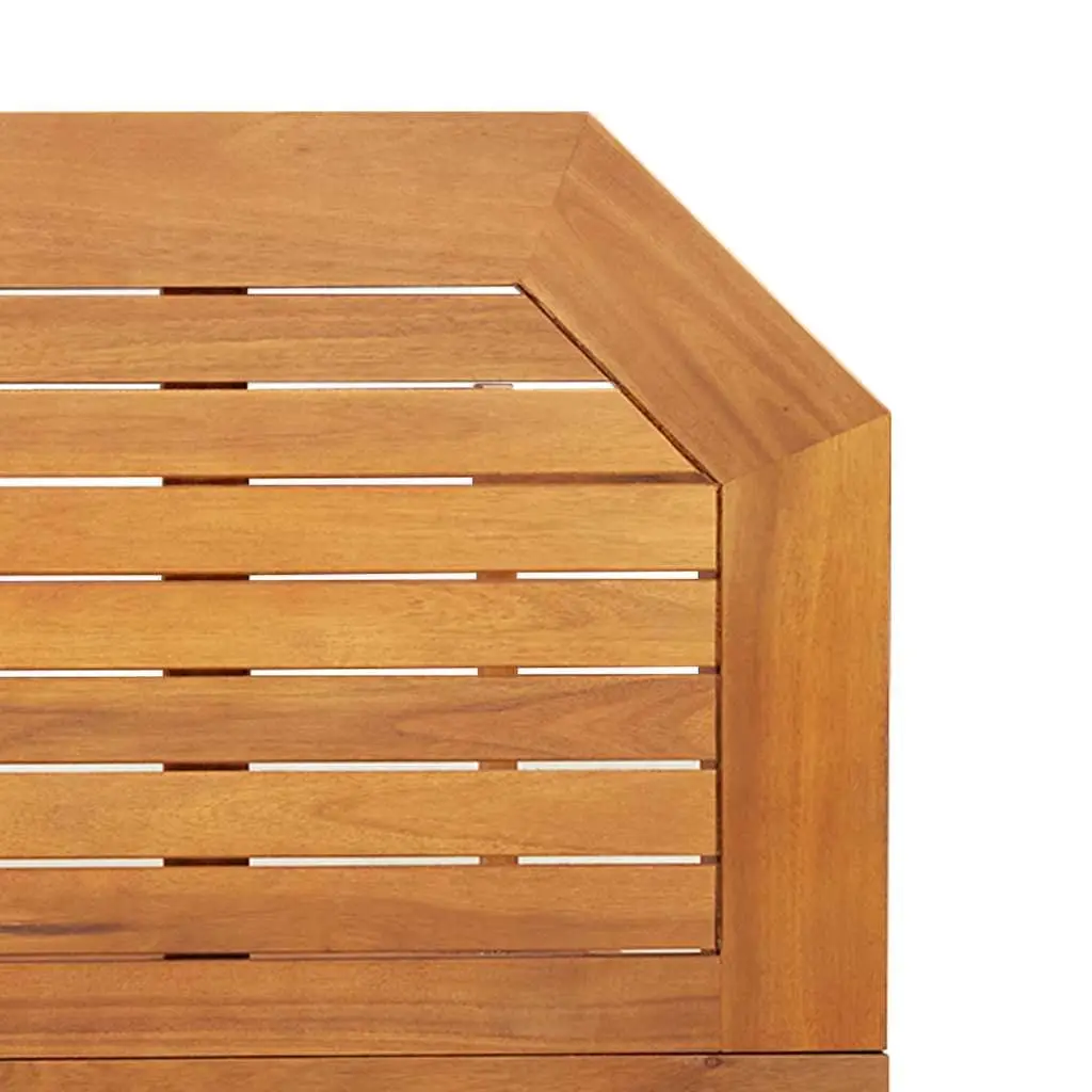 Solid Acacia Wood Bistro Table for Outdoors