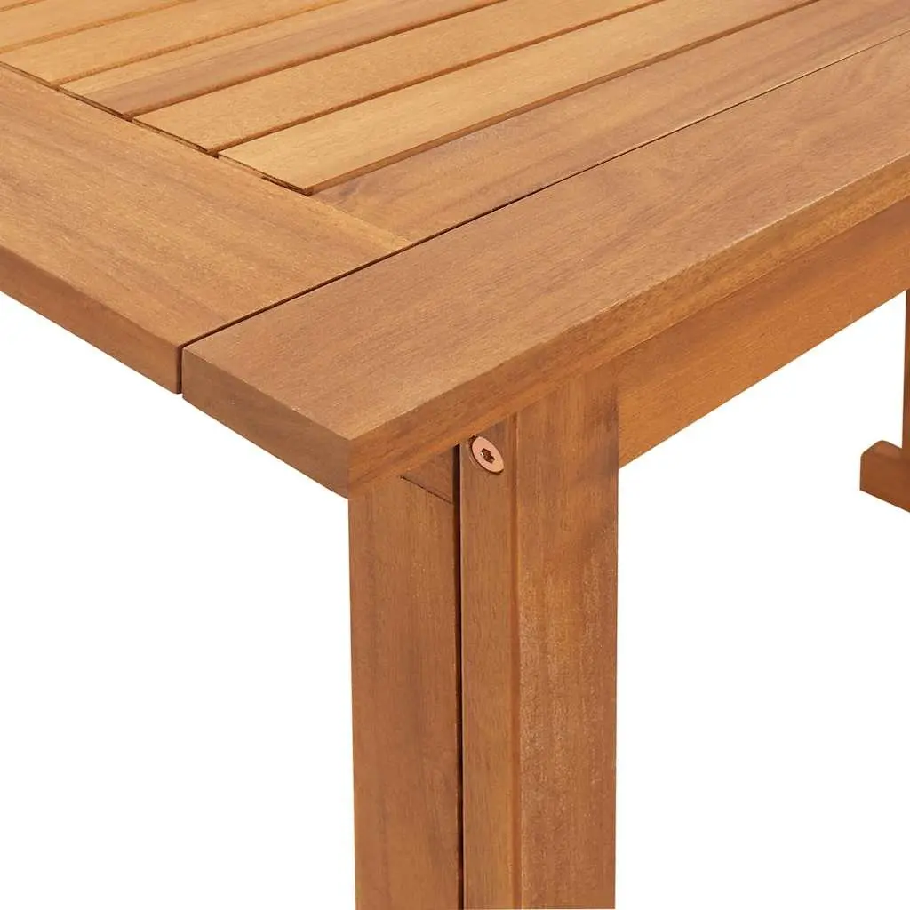 Solid Acacia Wood Bistro Table for Outdoors