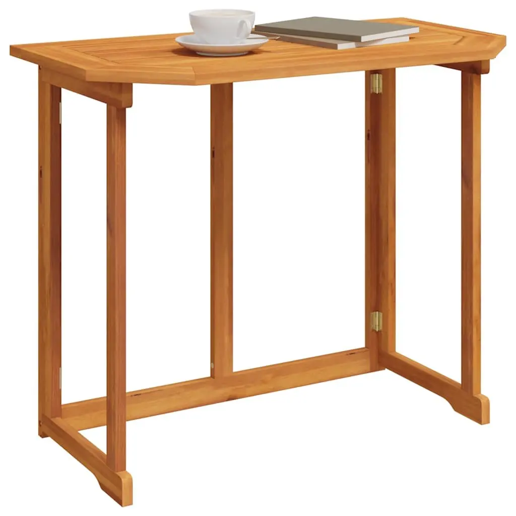 Solid Acacia Wood Bistro Table for Outdoors