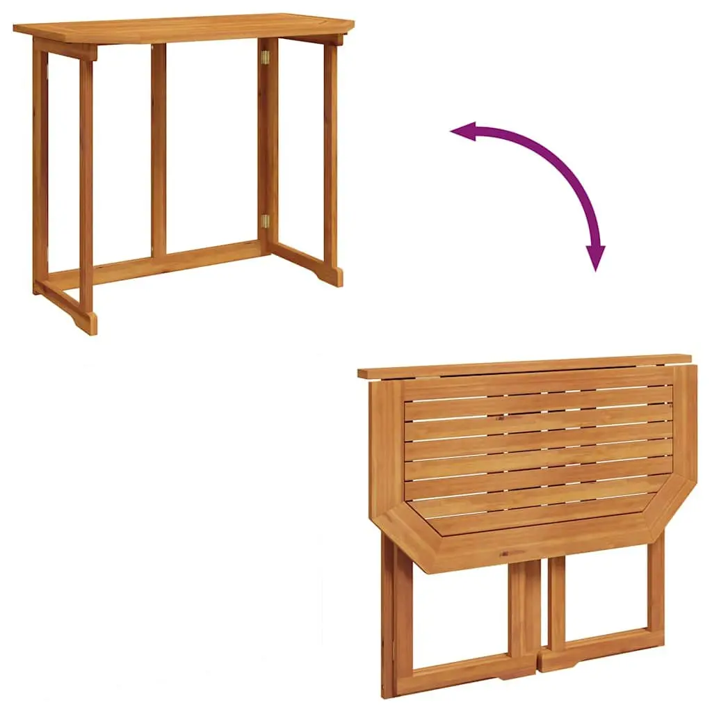 Solid Acacia Wood Bistro Table for Outdoors