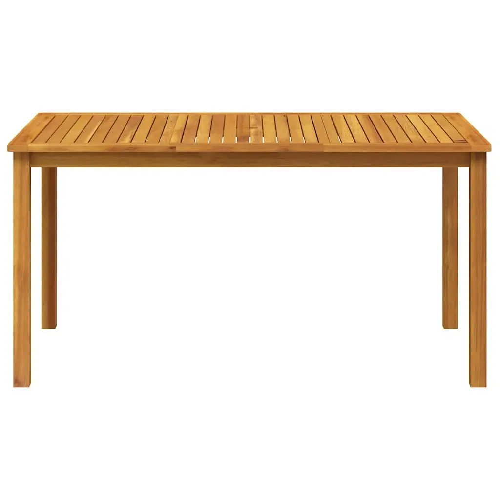 Solid Wood Outdoor Dining Table for Garden