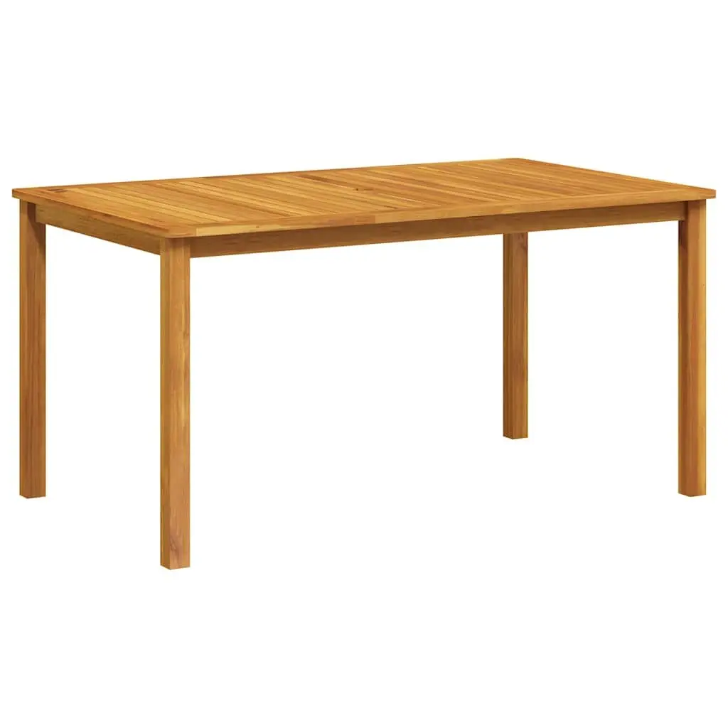 Solid Wood Outdoor Dining Table for Garden