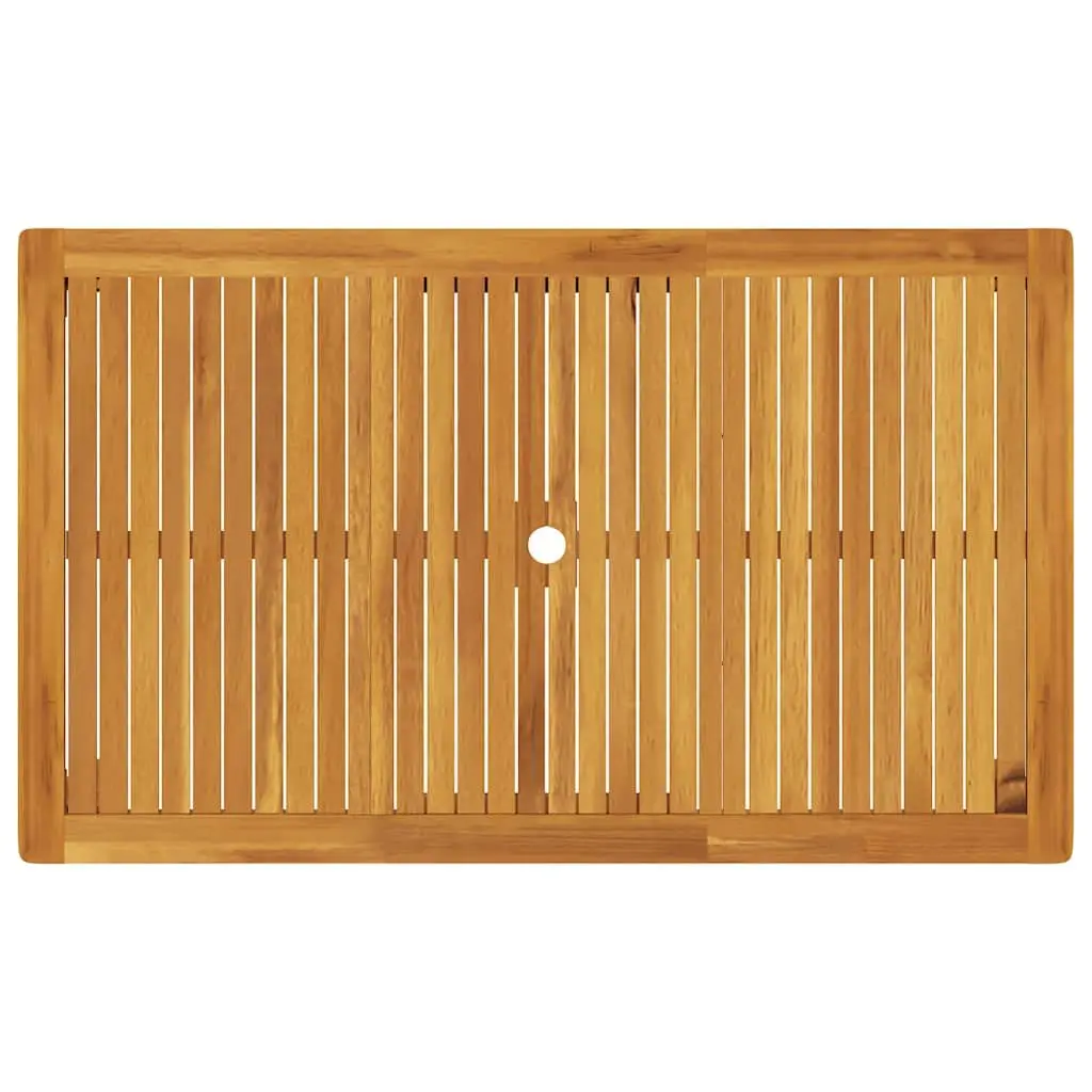 Solid Wood Outdoor Dining Table for Garden