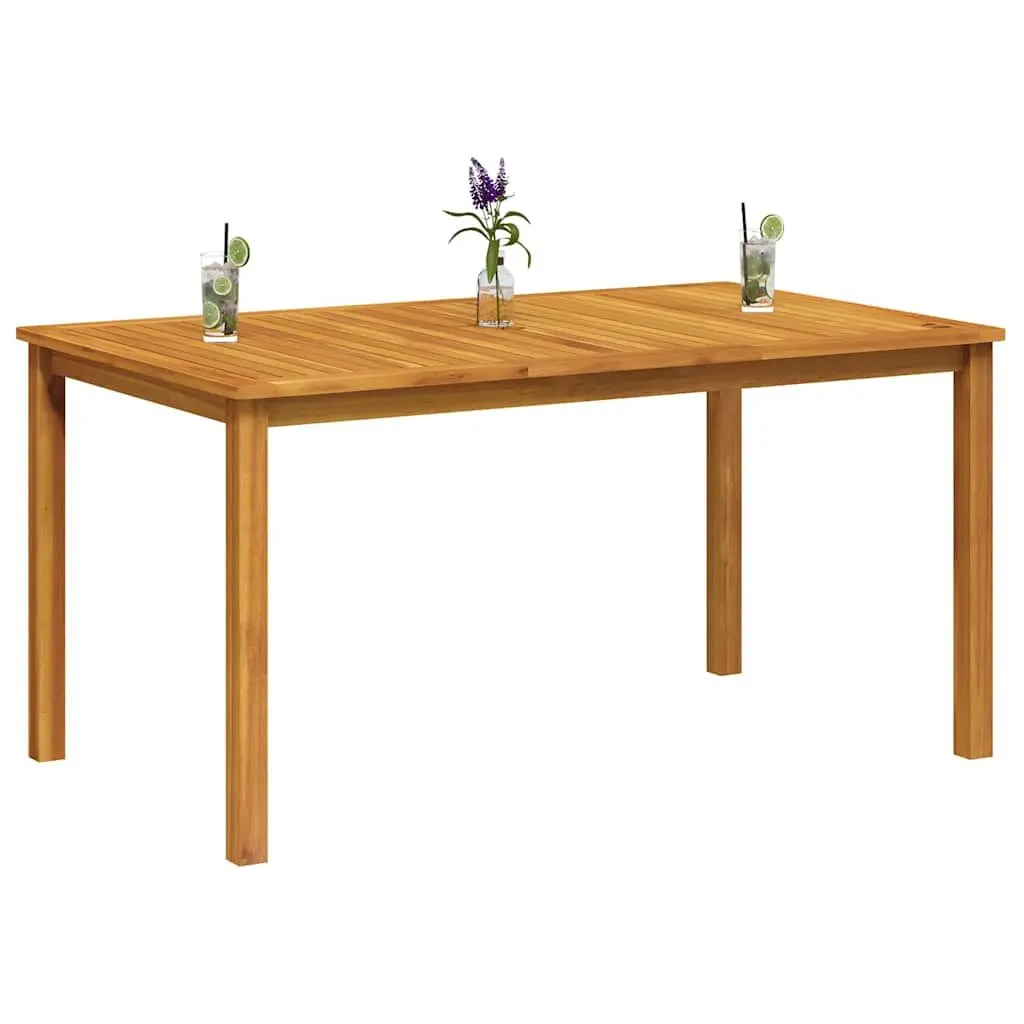Solid Wood Outdoor Dining Table for Garden