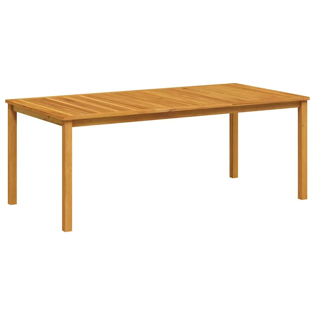 Solid Wood Outdoor Dining Table for Garden