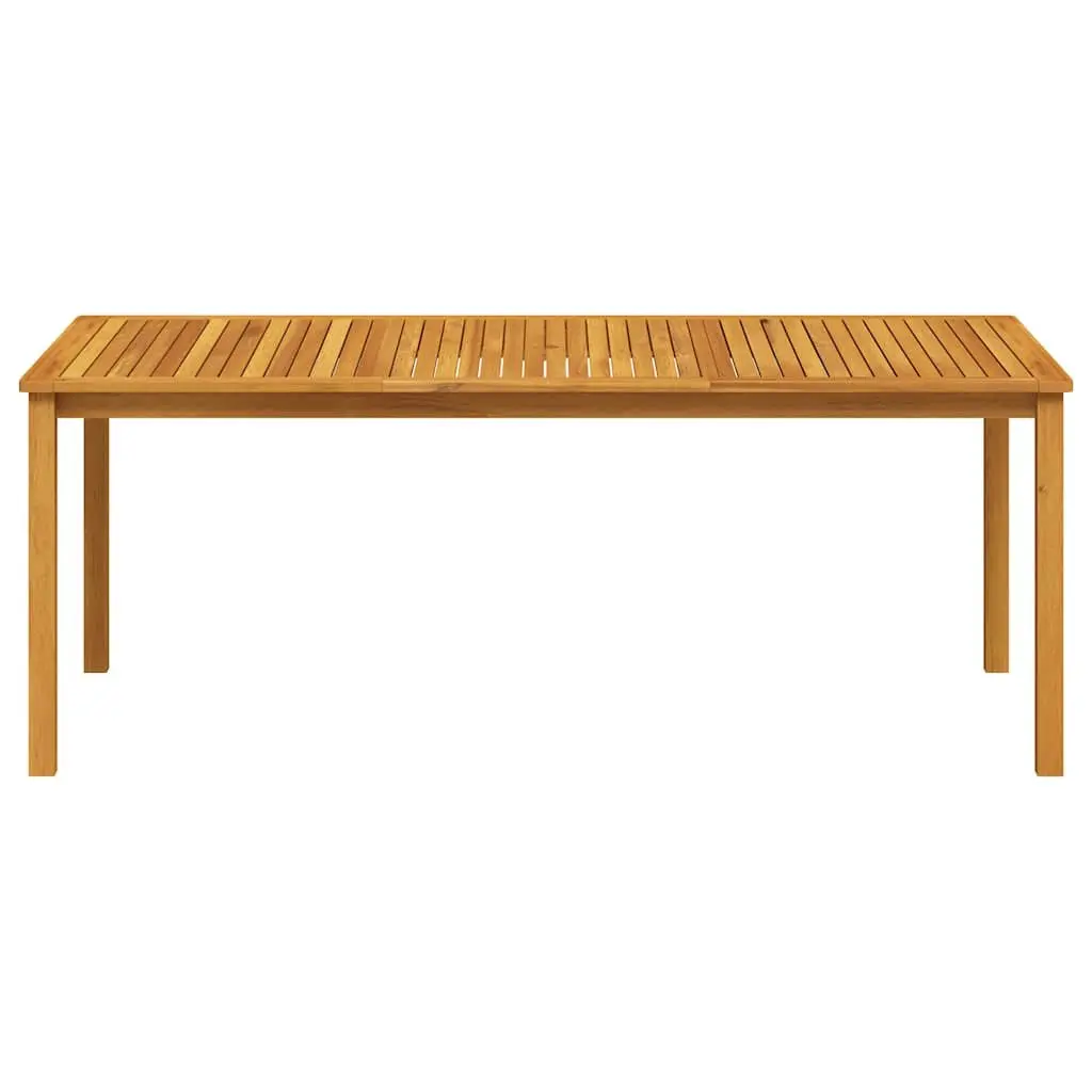 Solid Wood Outdoor Dining Table for Garden
