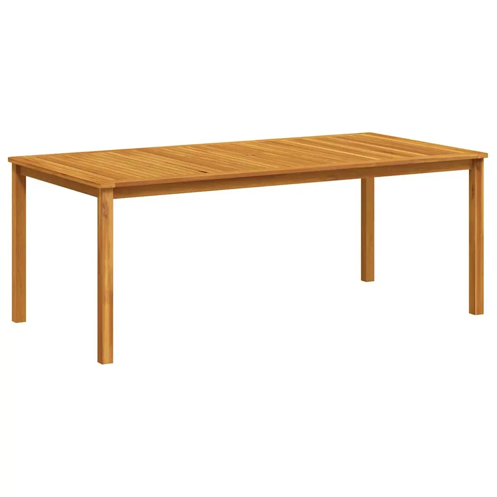 Solid Wood Outdoor Dining Table for Garden