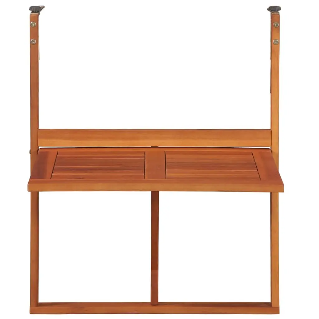 Folding Wooden Balcony Table for Outdoor Use