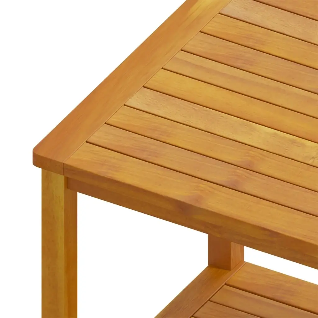 Solid Wood Side Table for Indoor and Outdoor