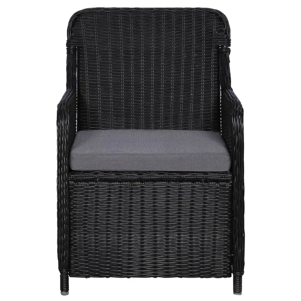Outdoor Armchairs with Cushions 2 Piece Set