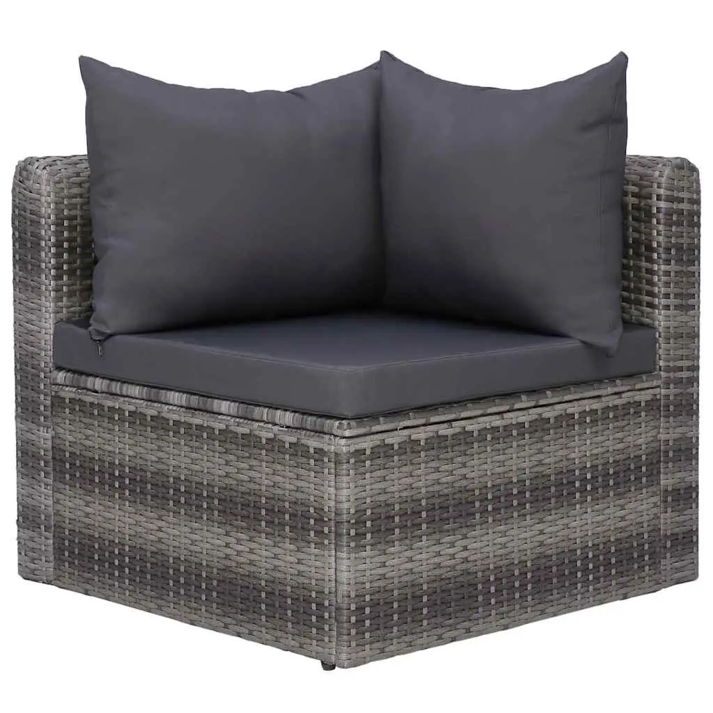 6 Piece PE Rattan Garden Sofa Set