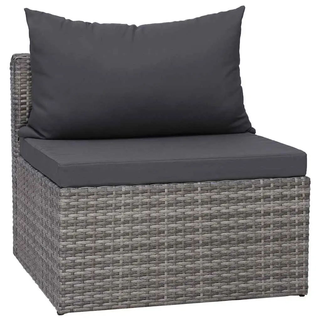 6 Piece PE Rattan Garden Sofa Set