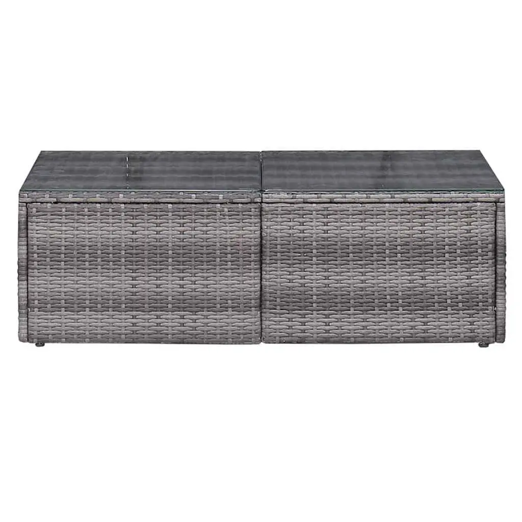 6 Piece PE Rattan Garden Sofa Set