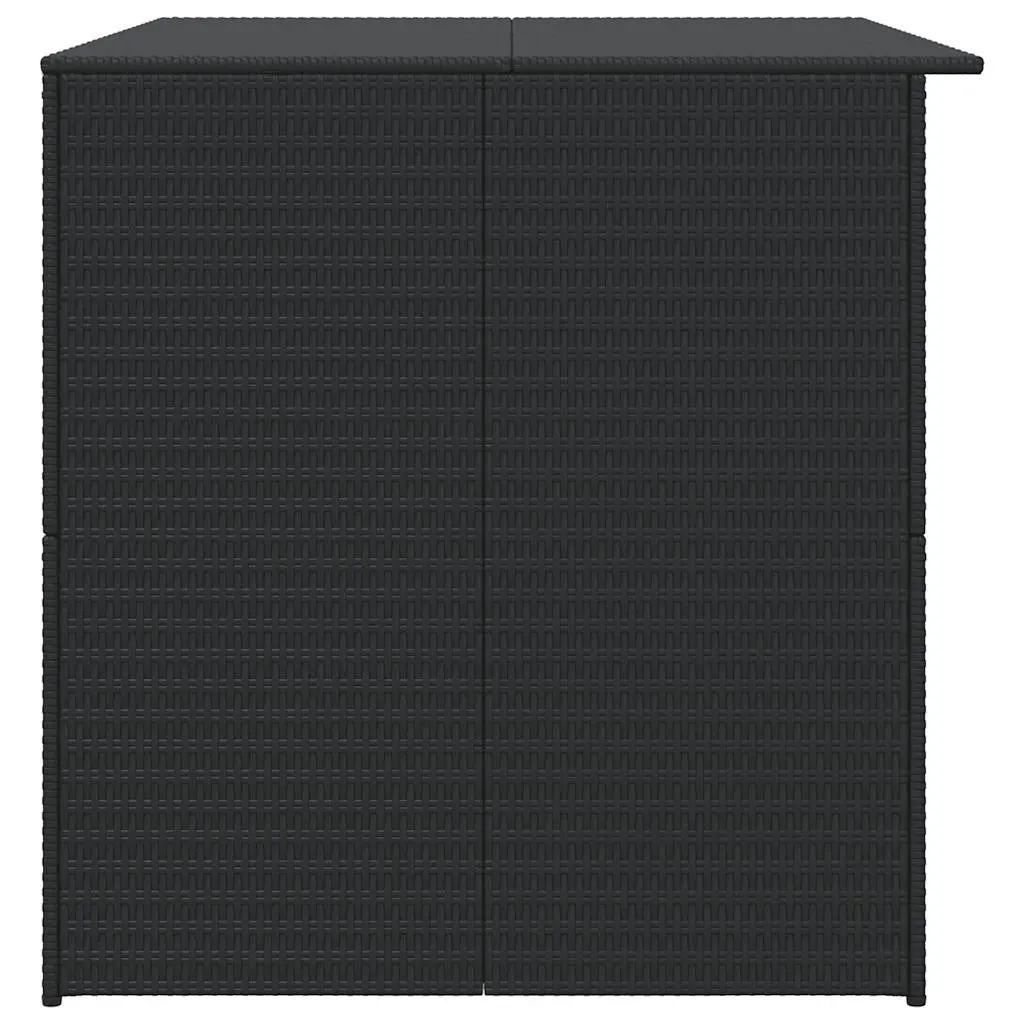 Black Outdoor Storage Box for Cushions & More