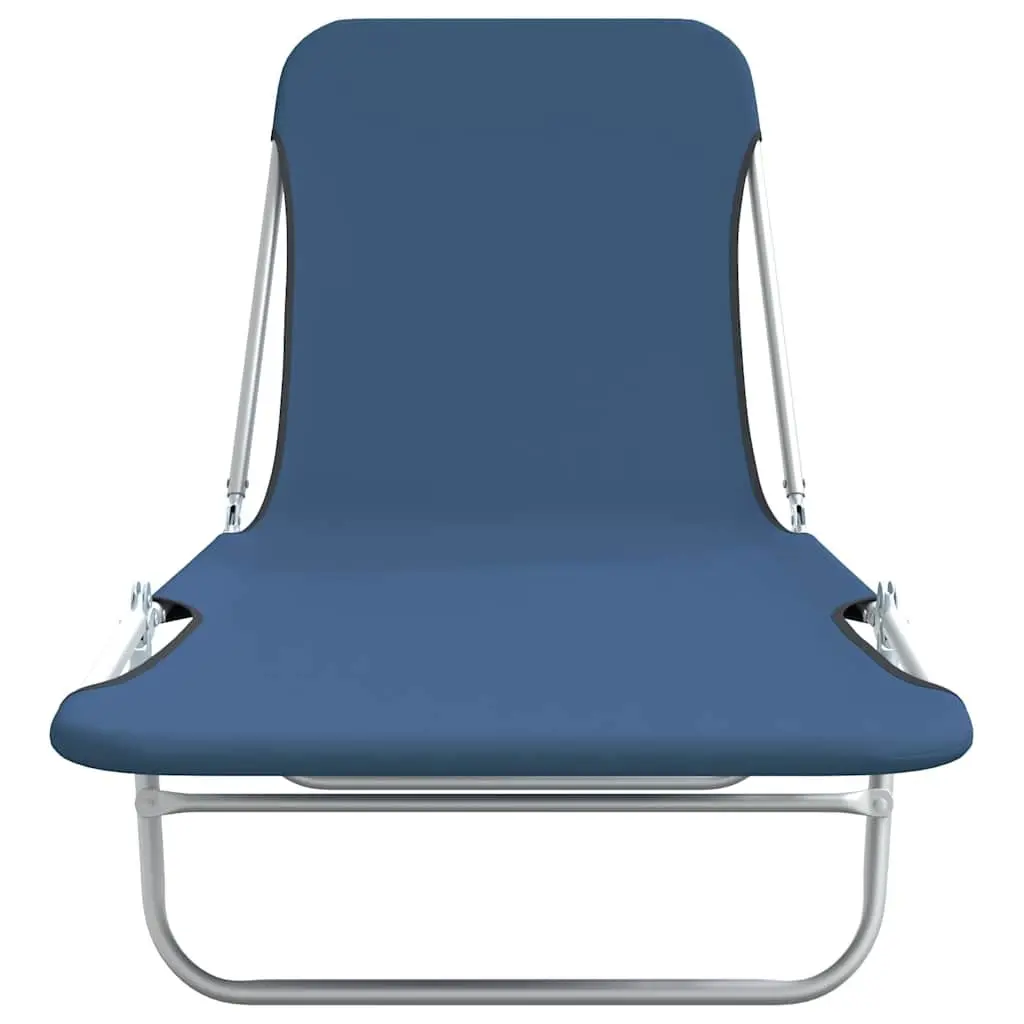 Adjustable Sun Loungers 2 pcs for Outdoor Use
