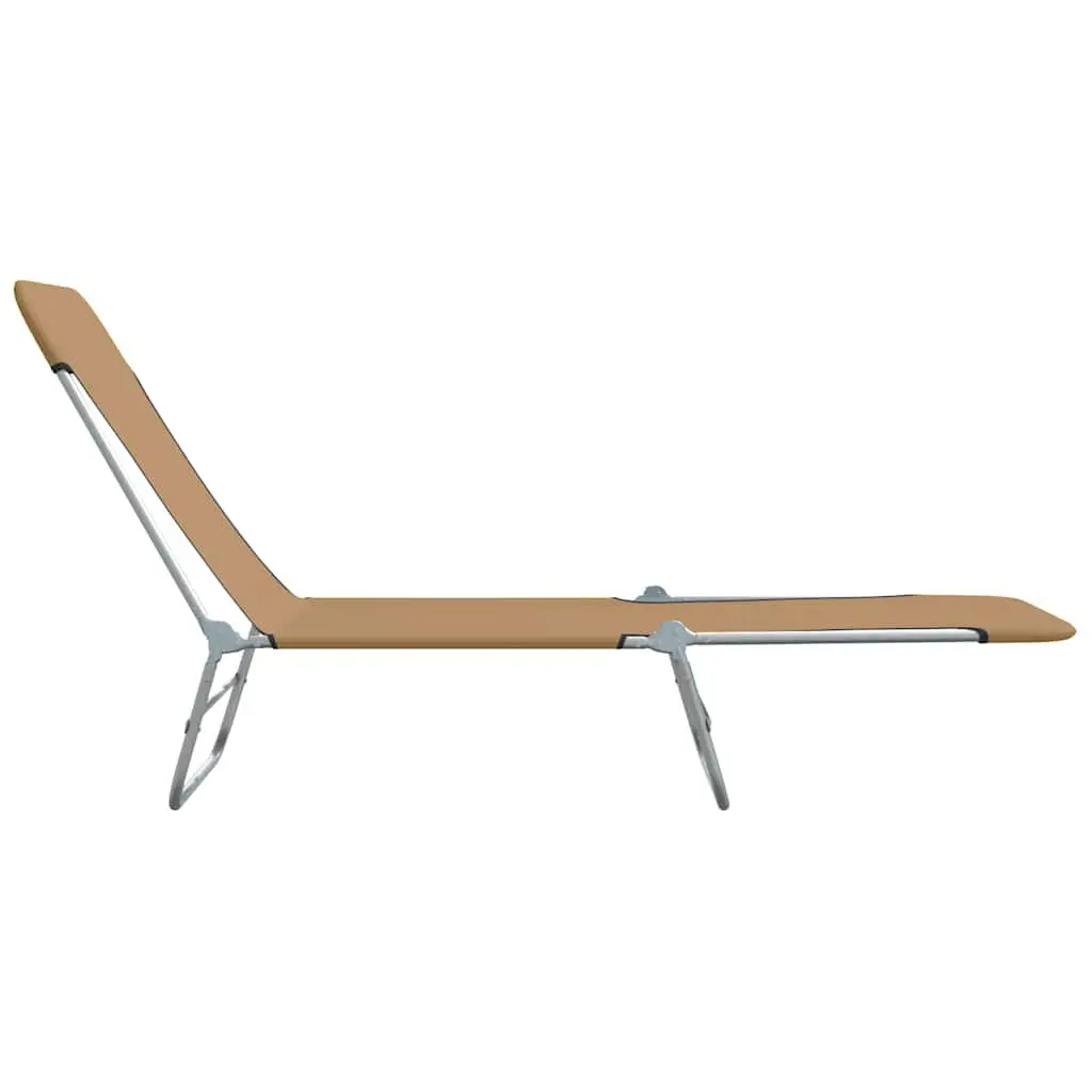 Adjustable Sun Lounger Set for Garden or Beach, 2 Pieces