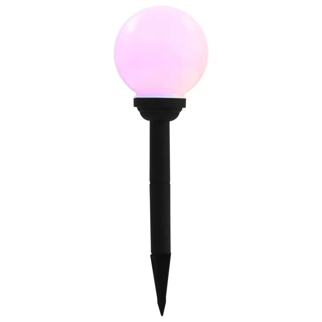 Outdoor Solar LED Spherical Lamps 15cm RGB Colour Change