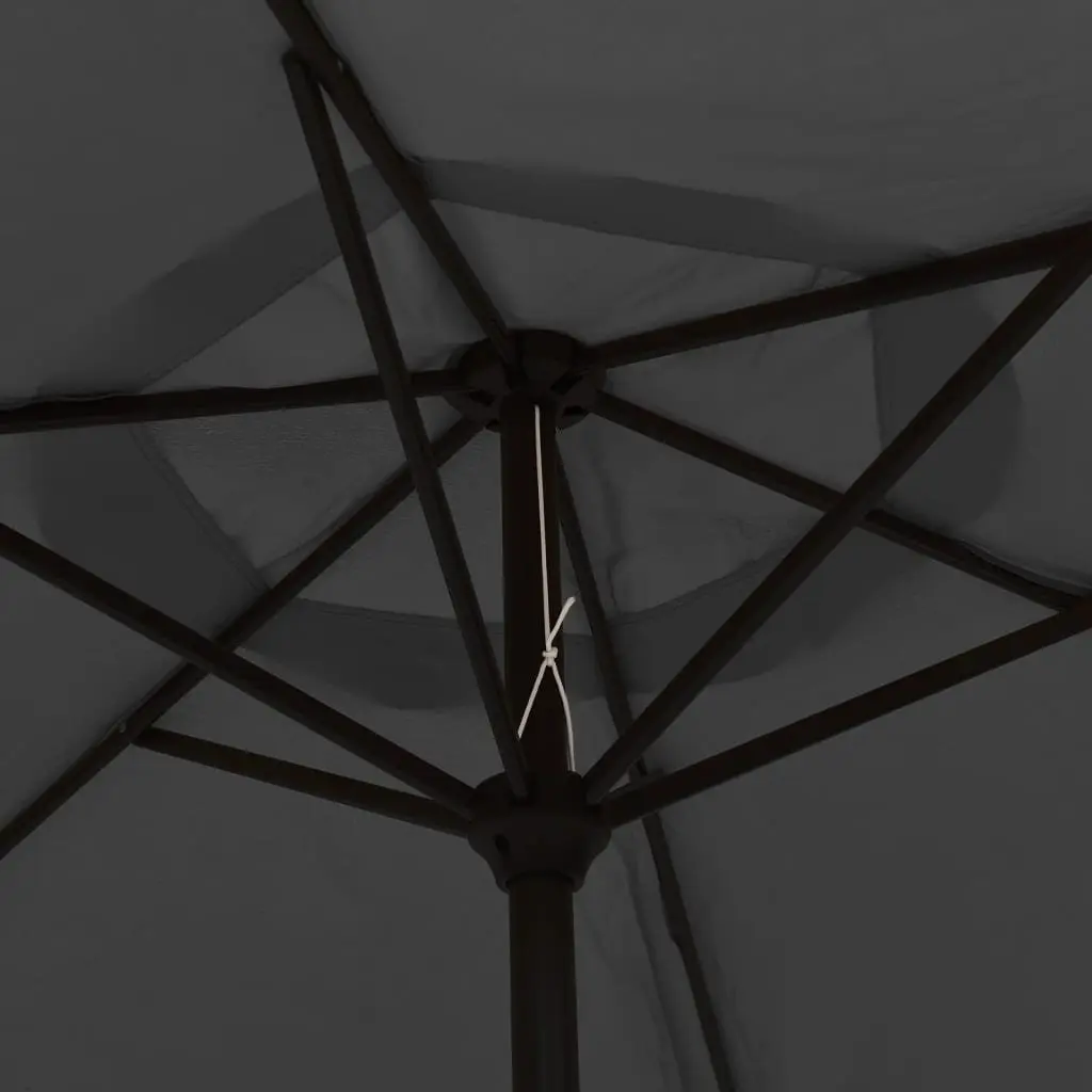 Garden Parasol Polyester 300cm Anthracite
