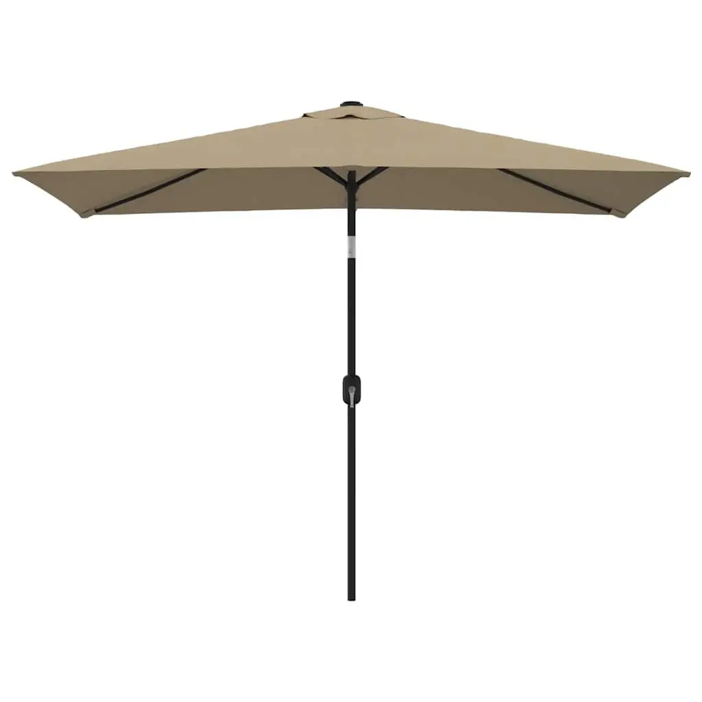 Garden Parasol Polyester 300x200cm Taupe