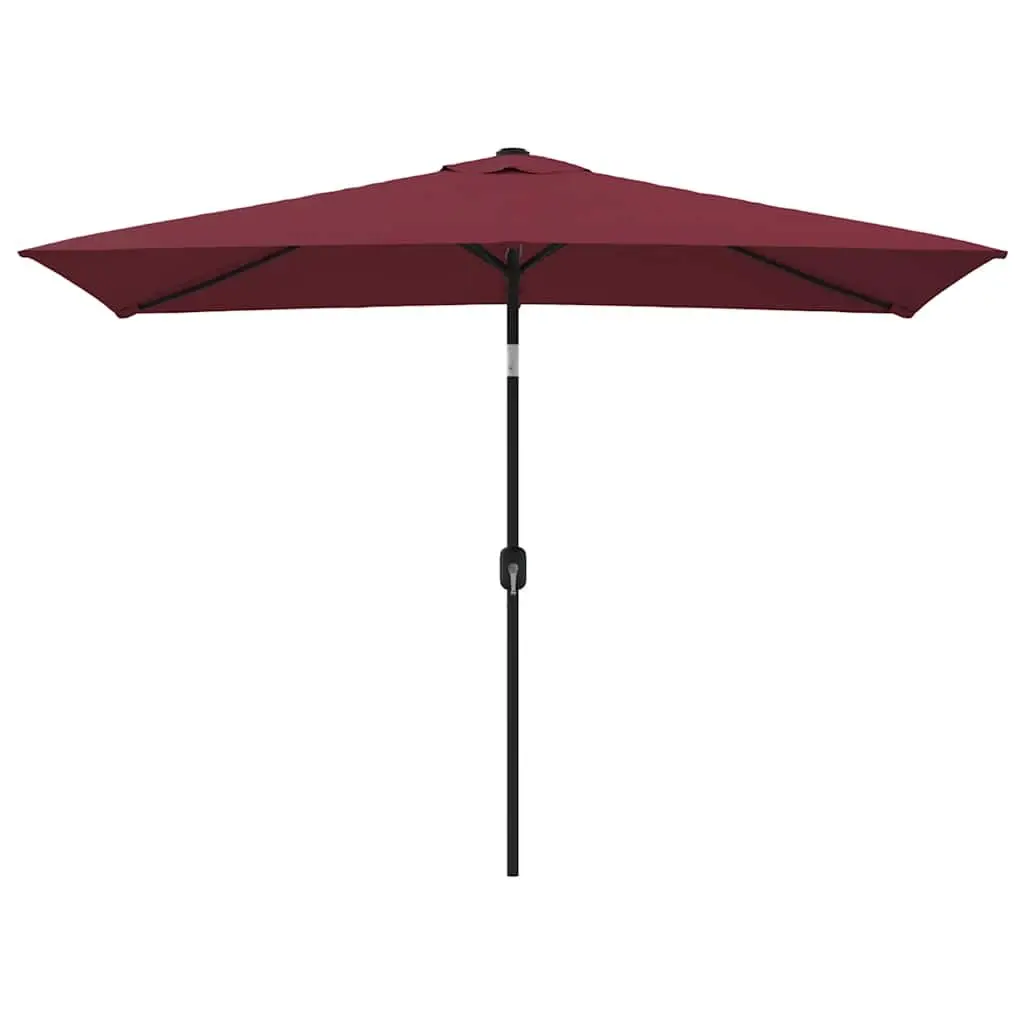 Garden Parasol UV Protective Polyester 300x200cm Red