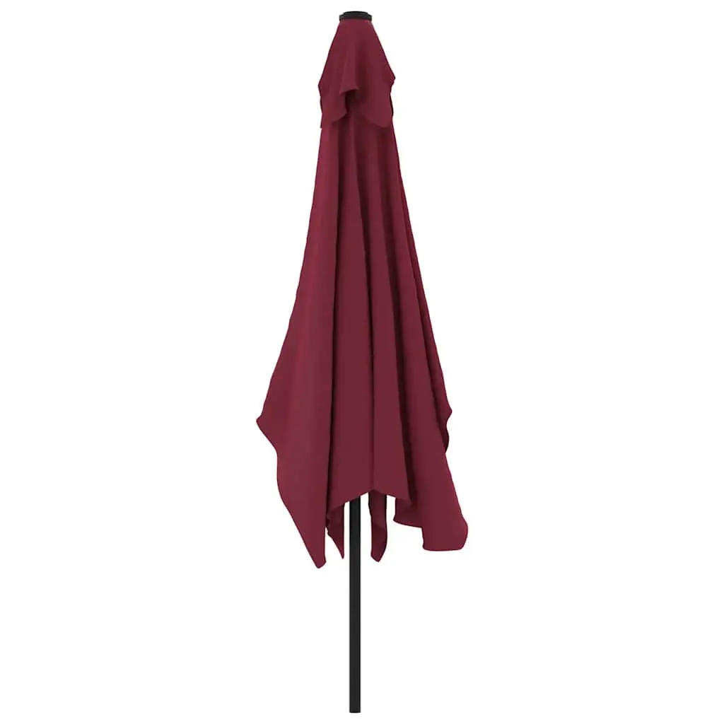 Garden Parasol UV Protective Polyester 300x200cm Red