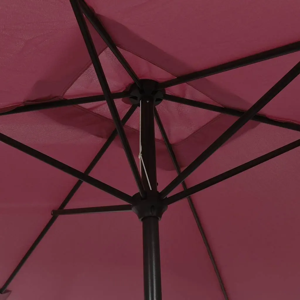 Garden Parasol UV Protective Polyester 300x200cm Red