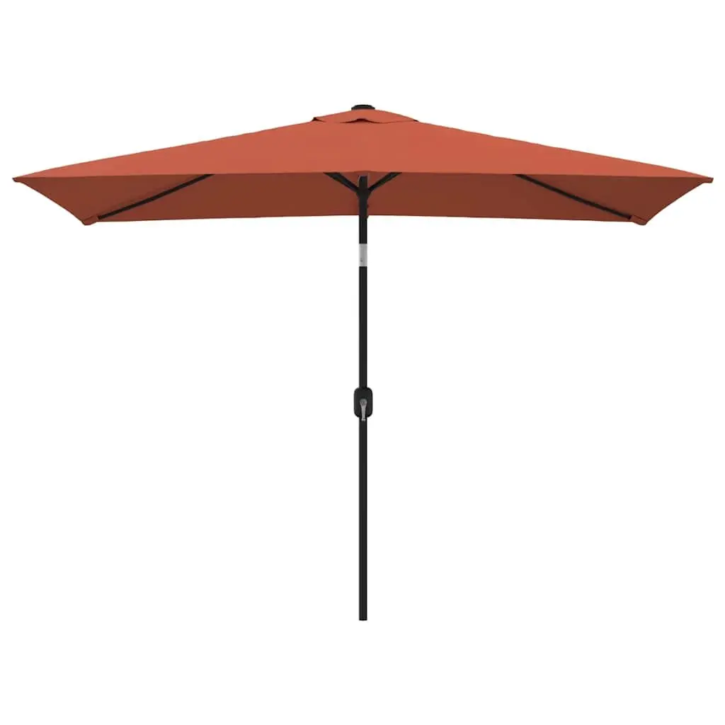 Garden Parasol 300x200 cm Terracotta Brown