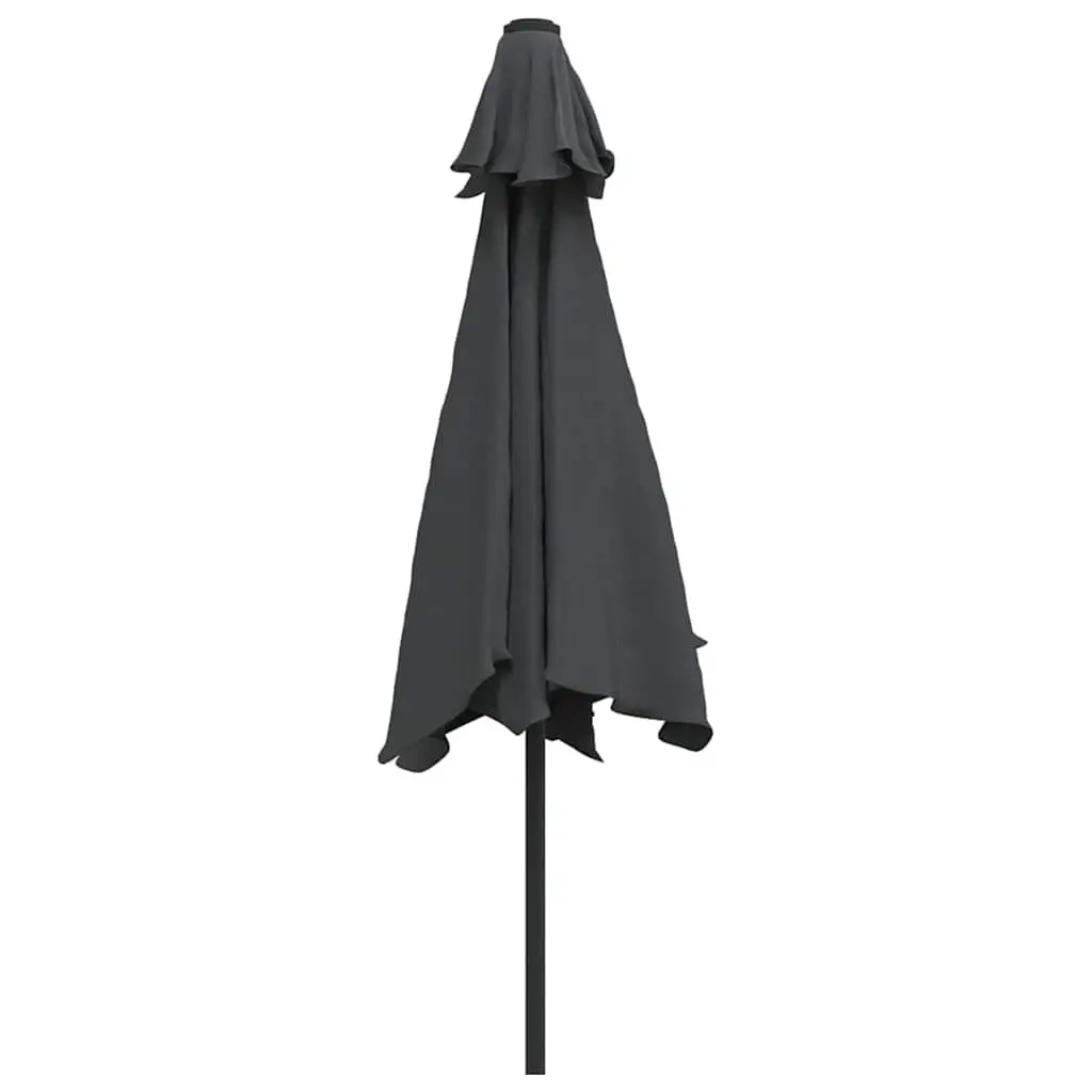 Garden Parasol Polyester 300cm Anthracite