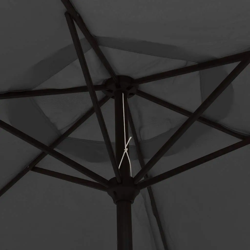 Garden Parasol Polyester 300cm Anthracite