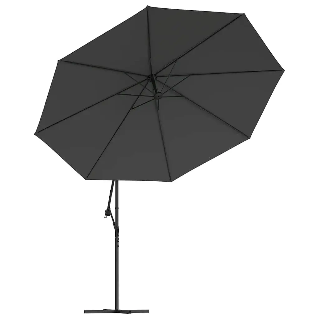 Cantilever Garden Parasol with Solar LED Lights