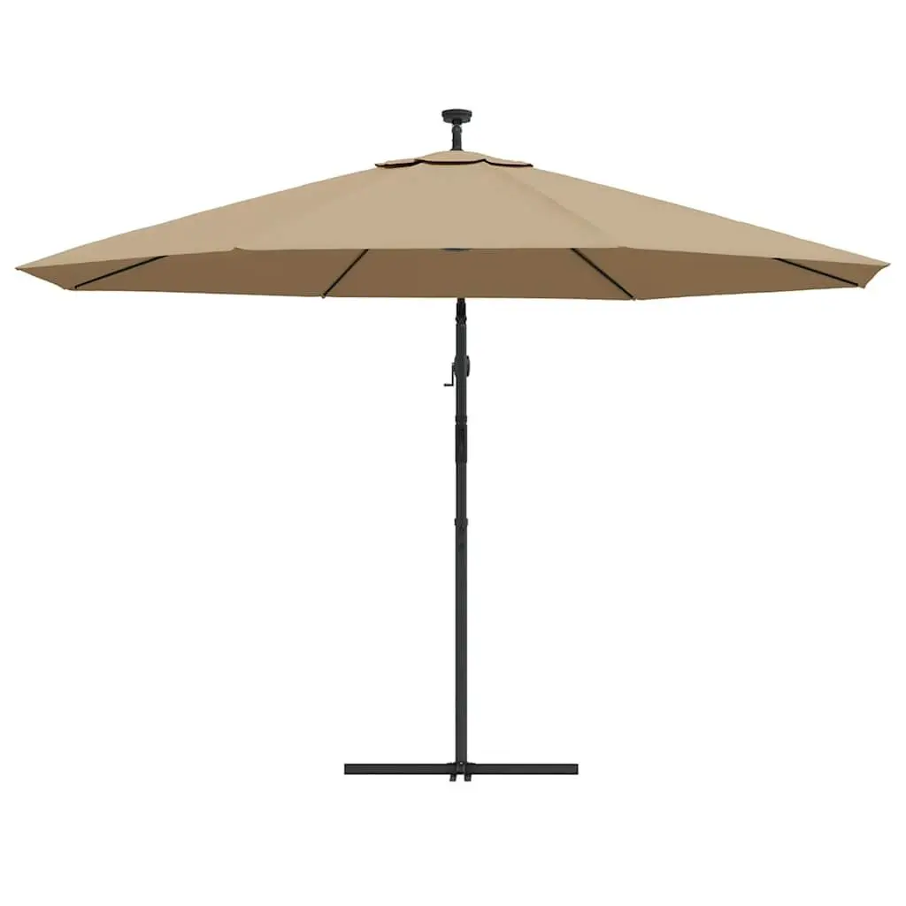 Cantilever Parasol 350cm with Solar LED Lights