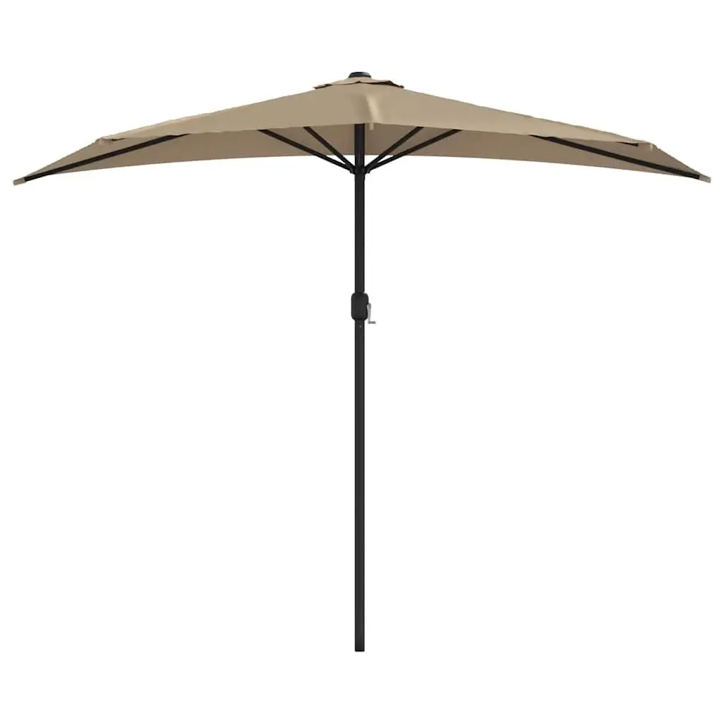 Half Round Garden Parasol for Outdoor Use