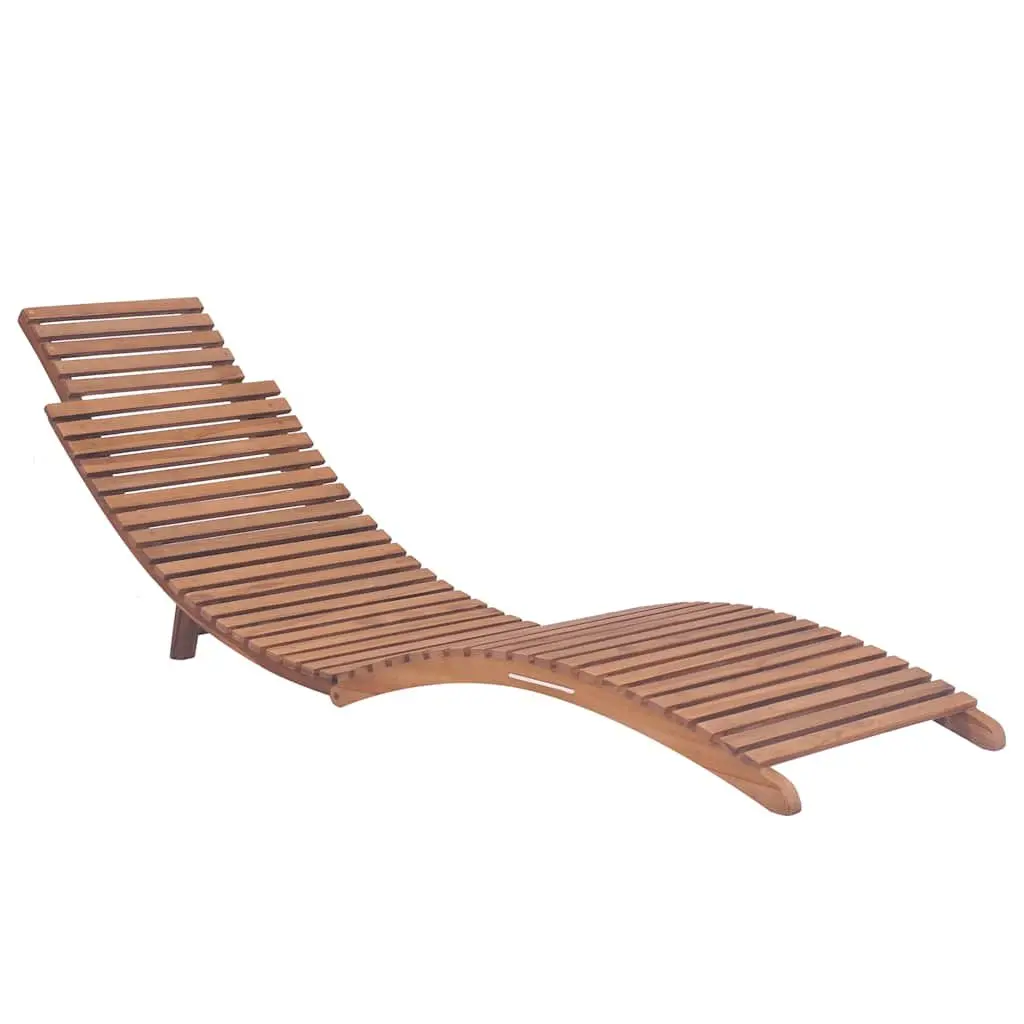 Sun Lounger Folding Garden Chair Outdoor Patio Deck Reclining Lounge Bed