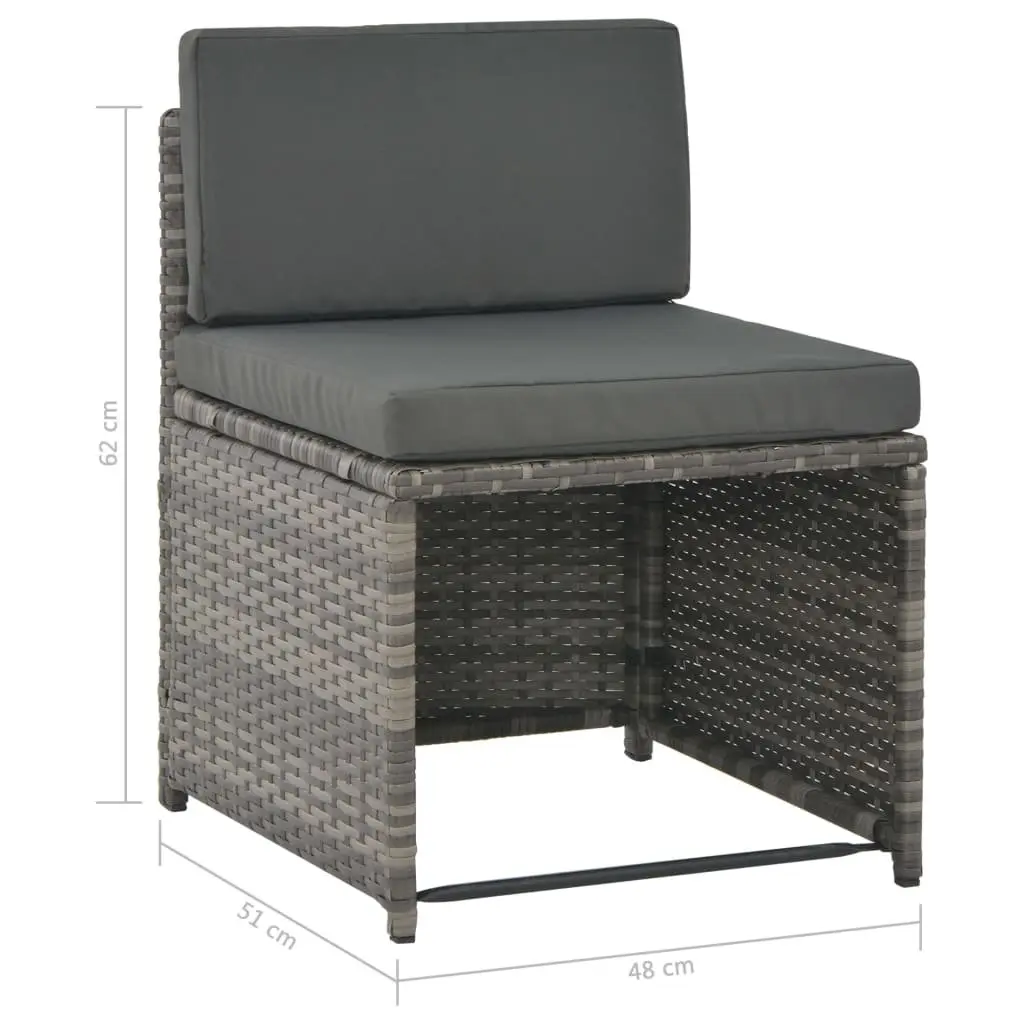 7 Piece Outdoor Dining Set with Cushions