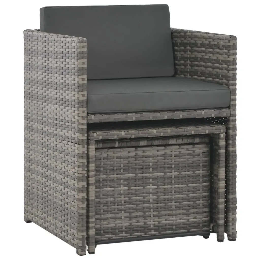 7 Piece Outdoor Dining Set with Cushions