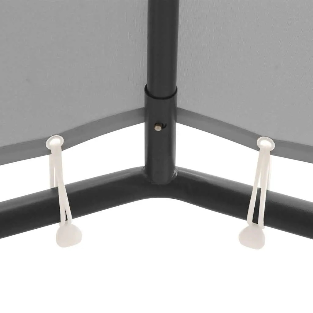 Gazebo Oxford 4x4 m Anthracite Steel Frame Canopy Tent Shade Structure
